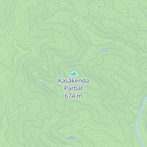 Map of Kasākenda Parbat