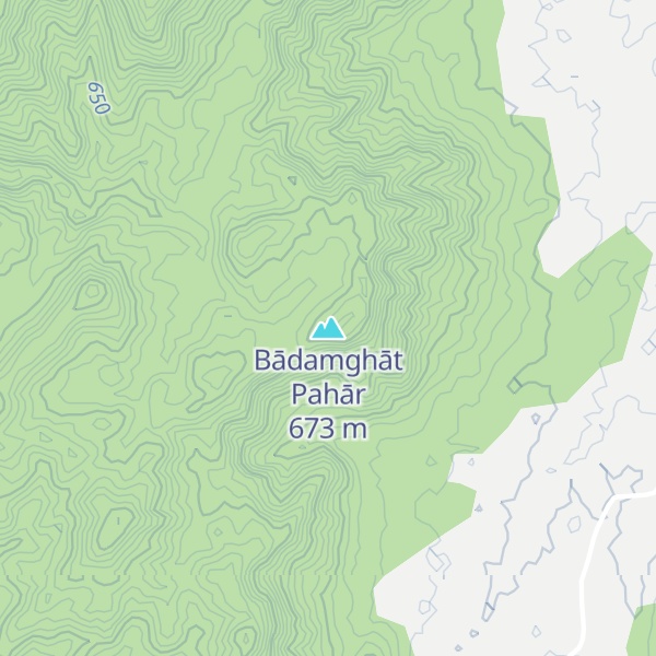 Map of Bādamghāt Pahār