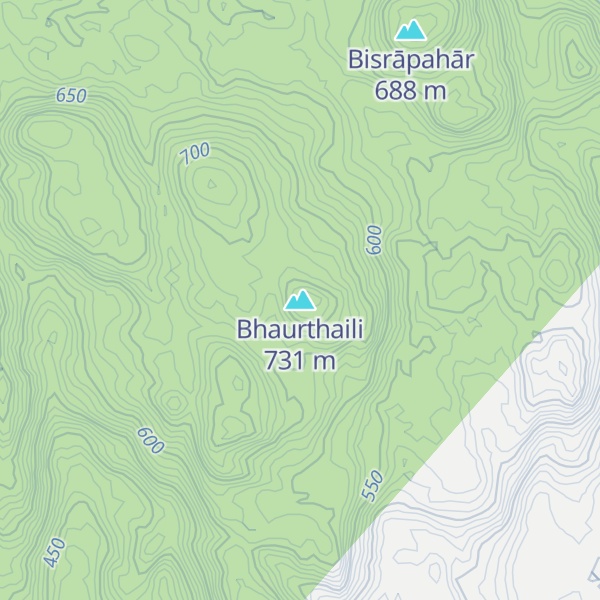 Map of Bhaurthaili