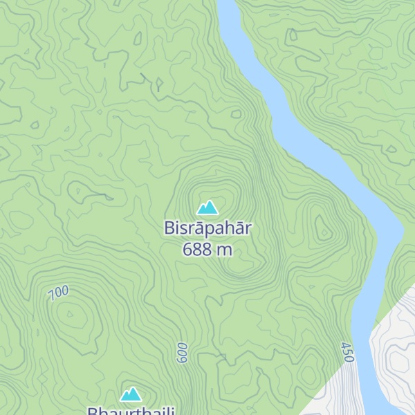 Map of Bisrāpahār