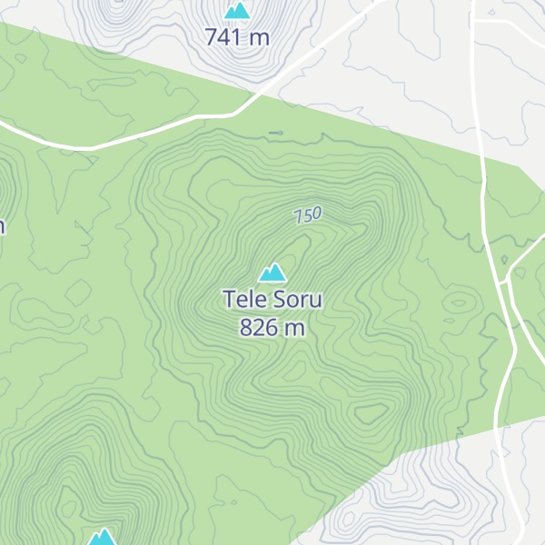 Map of Tele Soru