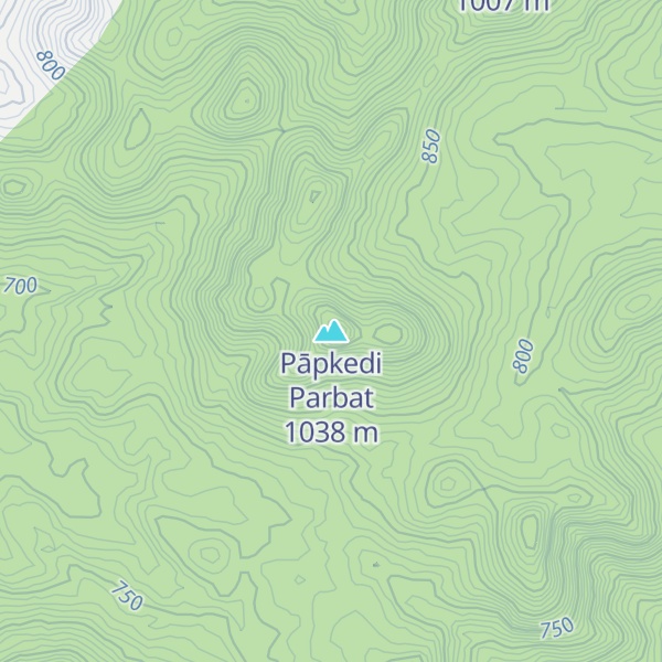 Map of Pāpkedi Parbat