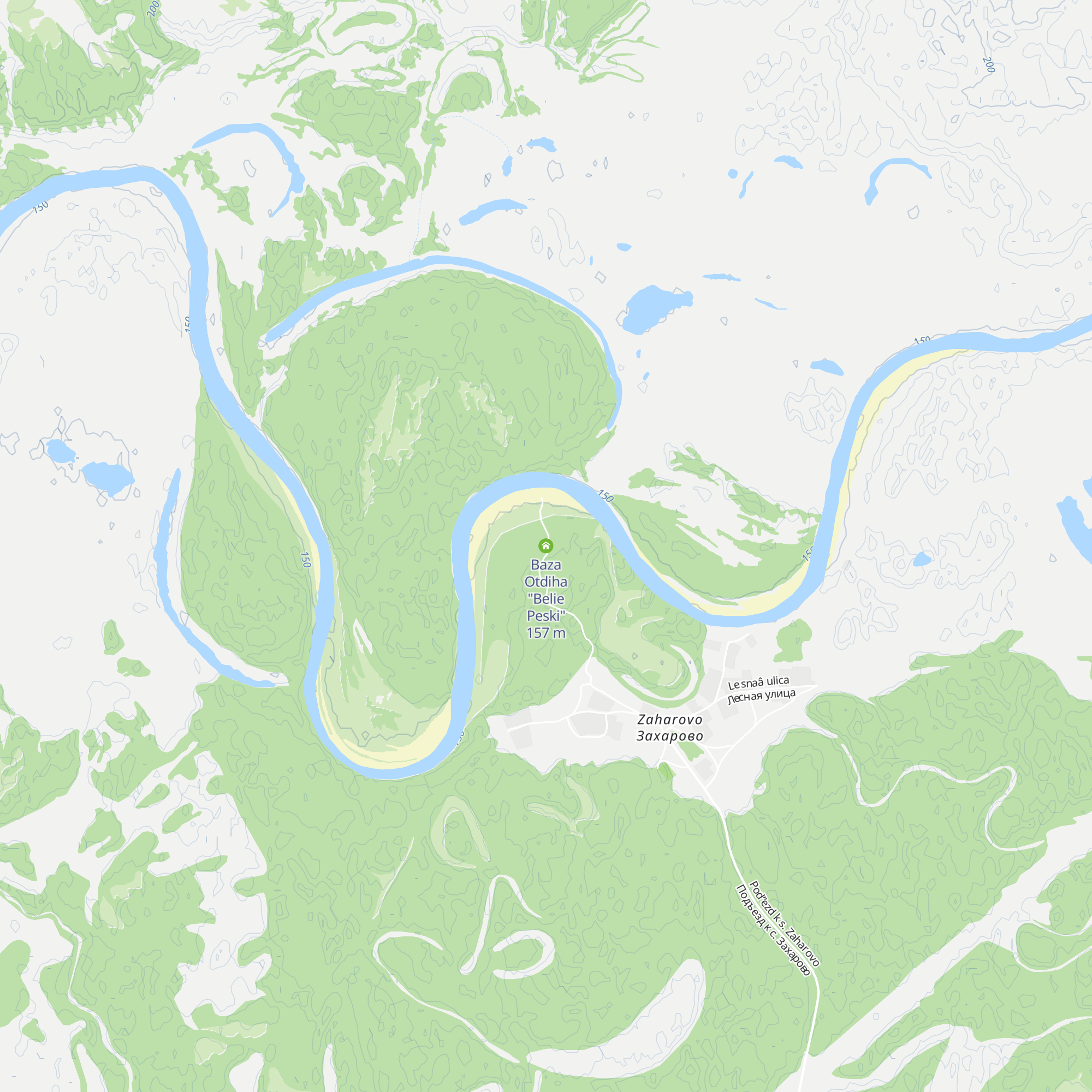 Baza Otdiha "Belie Peski" map