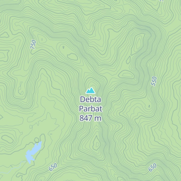Map of Debta Parbat
