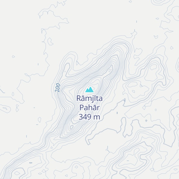 Map of Rāmjīta Pahār