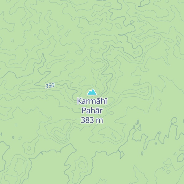 Map of Karmāhī Pahār