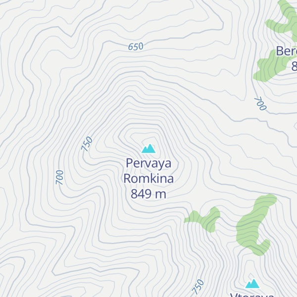 Map of Pervaya Romkina