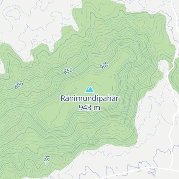 Map of Rānimundipahār