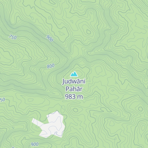 Map of Judwāni Pahār