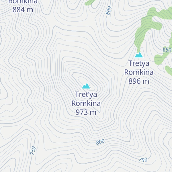 Map of Tret’ya Romkina