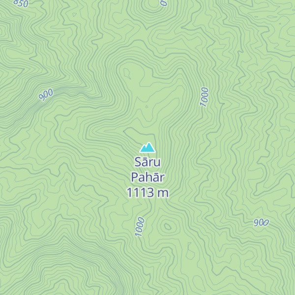 Map of Sāru Pahār