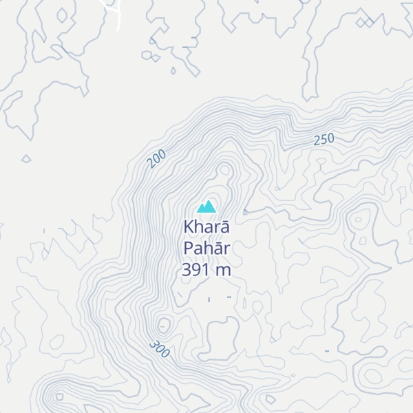 Map of Kharā Pahār