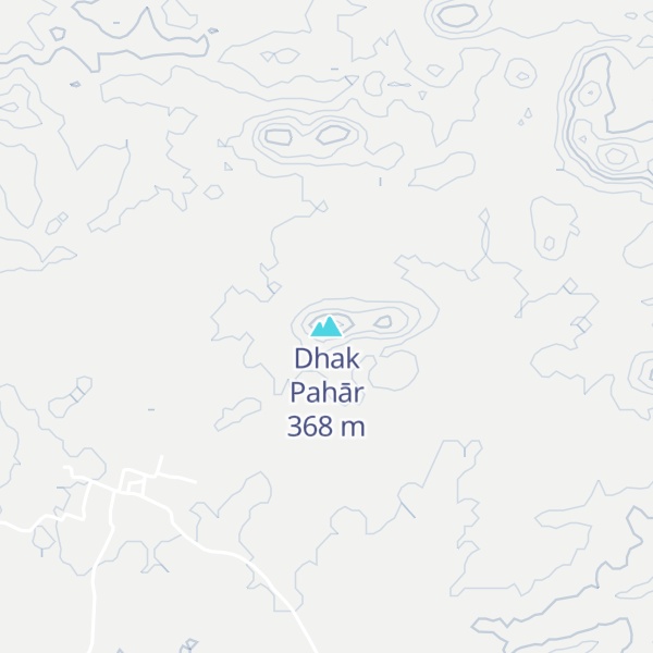 Map of Dhak Pahār