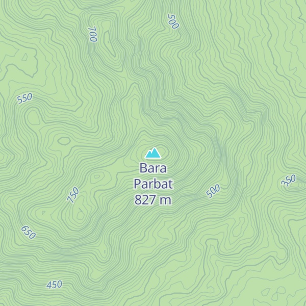 Map of Bara Parbat