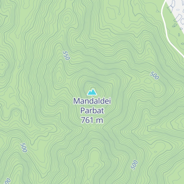 Map of Mandaldei Parbat