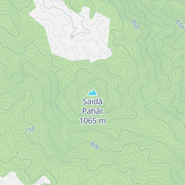 Map of Saidā Pahār