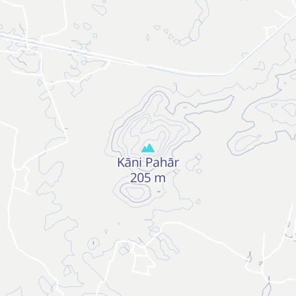 Map of Kāni Pahār