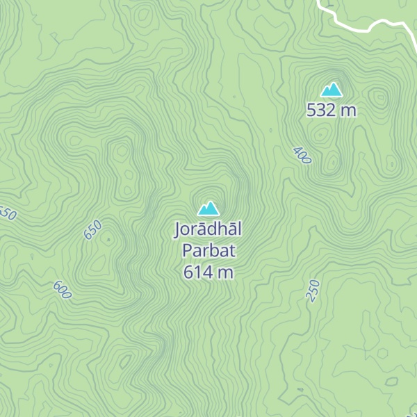 Map of Jorādhāl Parbat