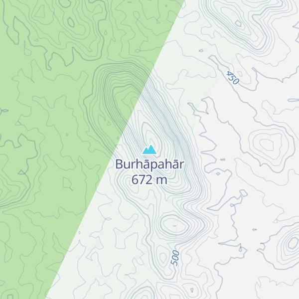 Map of Burhāpahār