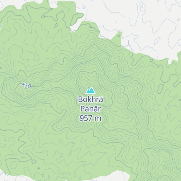 Map of Bokhrā Pahār