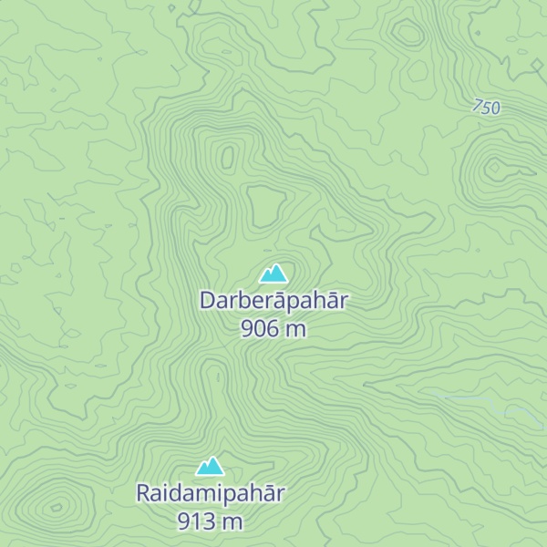 Map of Darberāpahār