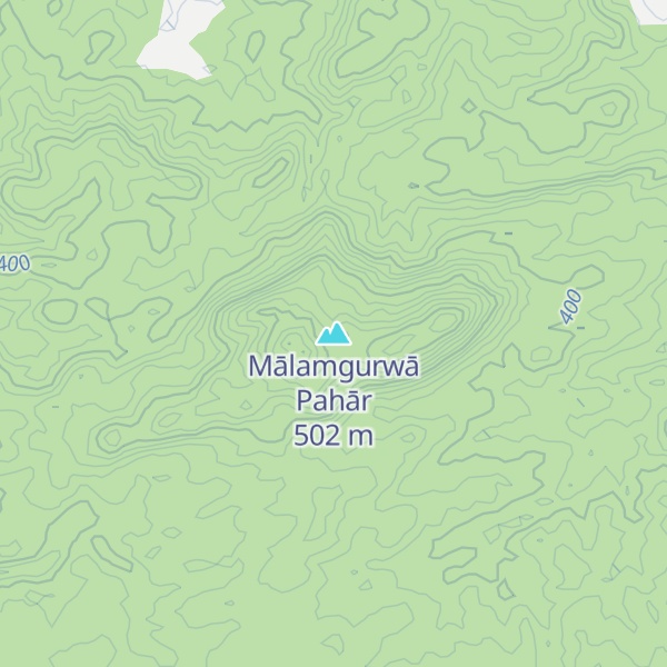Map of Mālamgurwā Pahār