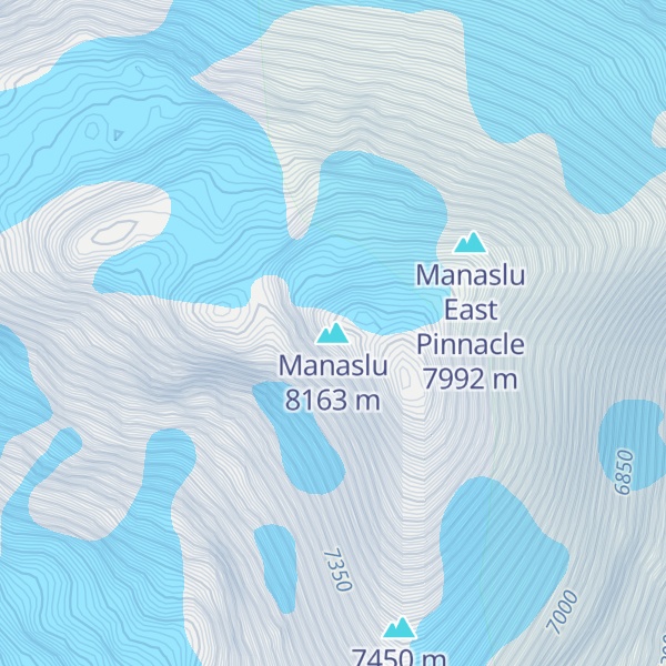 Map of Manaslu