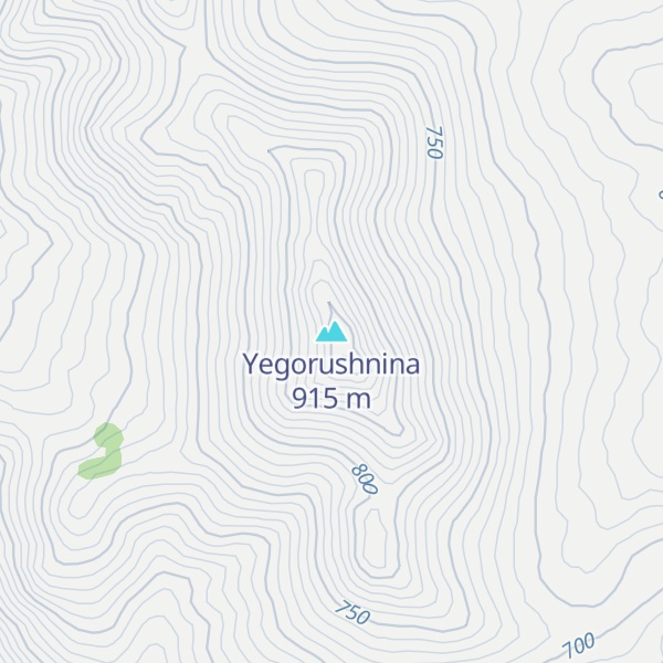 Map of Yegorushnina