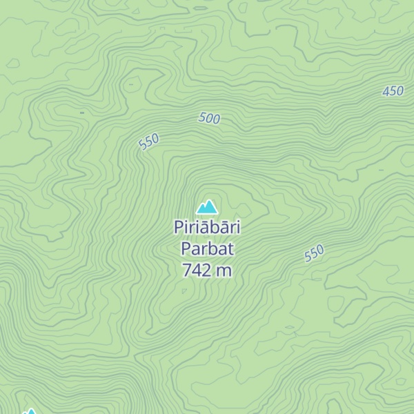 Map of Piriābāri Parbat