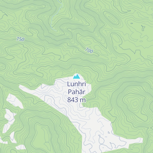 Map of Lunhri Pahār