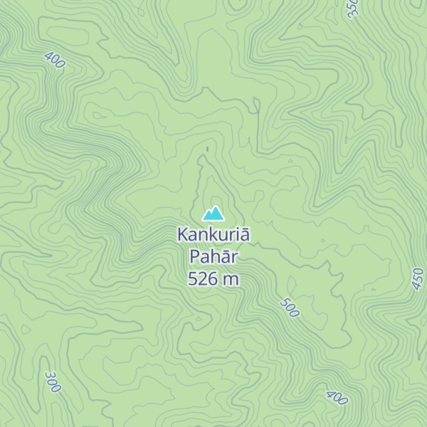 Map of Kankuriā Pahār