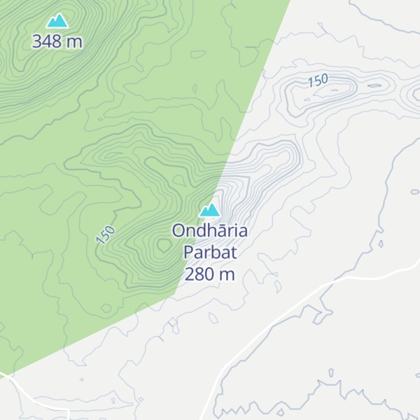 Map of Ondhāria Parbat