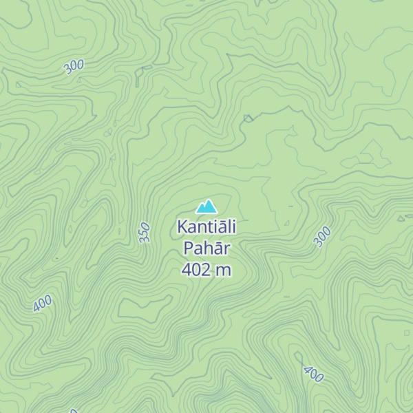 Map of Kantiāli Pahār