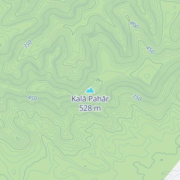 Map of Kalā Pahār