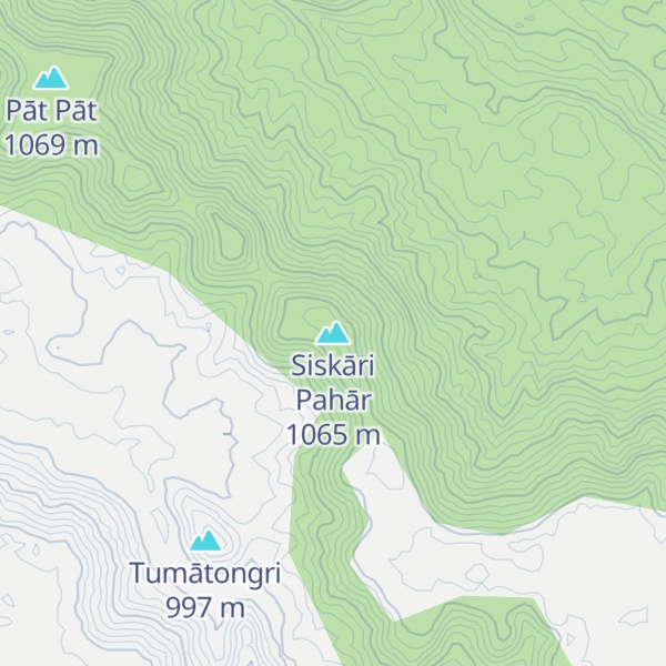 Map of Siskāri Pahār