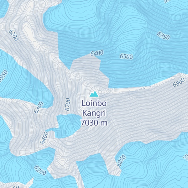 Map of Loinbo Kangri