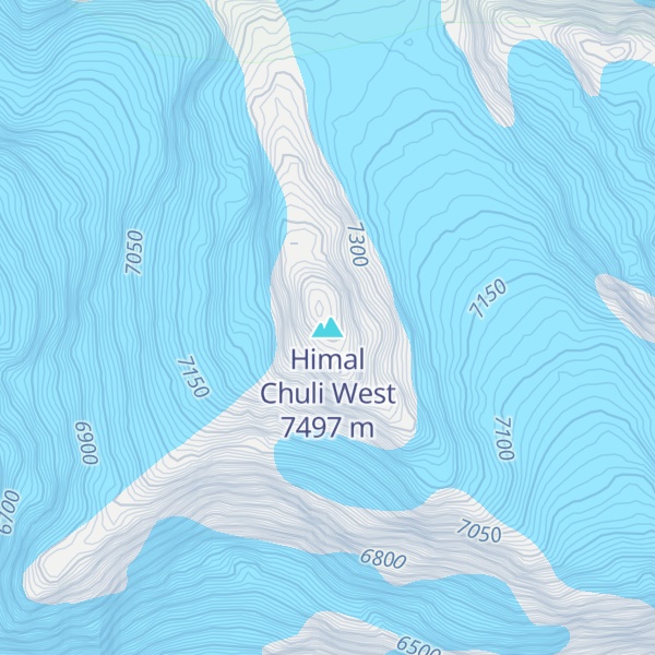 Map of Himal Chuli West