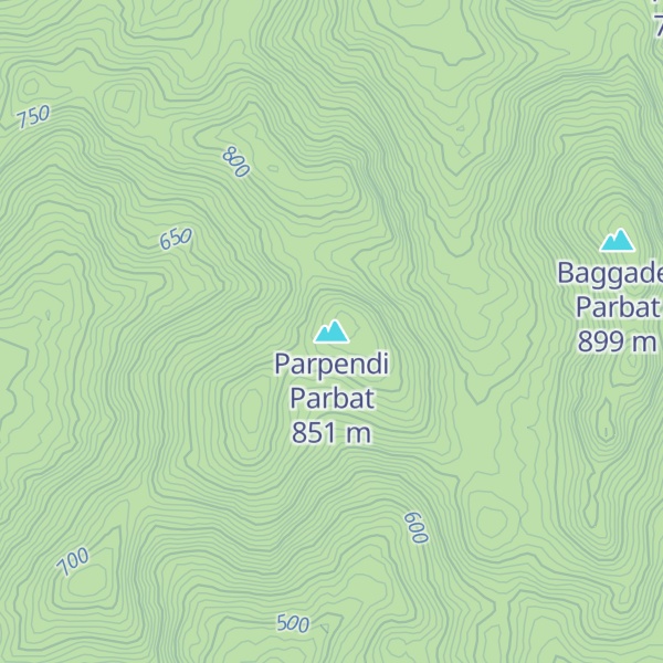 Map of Parpendi Parbat