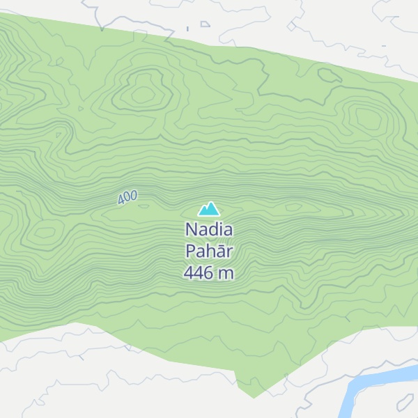 Map of Nadia Pahār