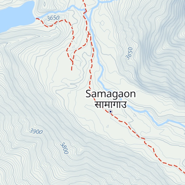 Map of Mount Manaslu Lodge
