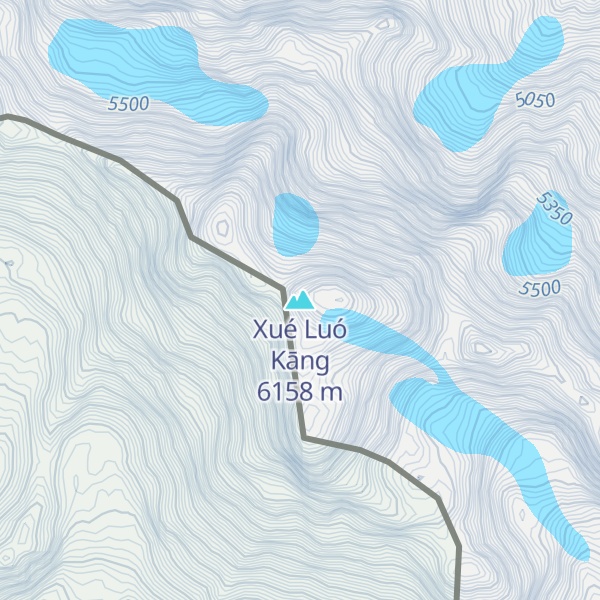 Map of Xué Luó Kāng