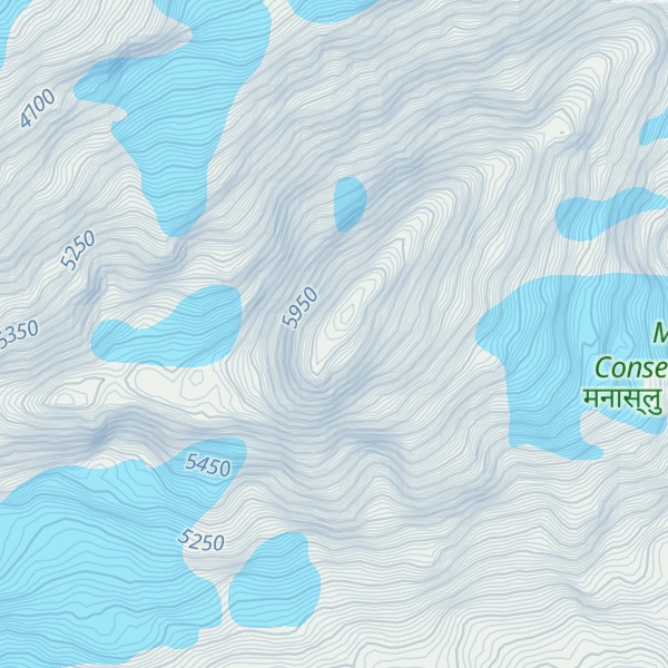 Map of Simnang Himal