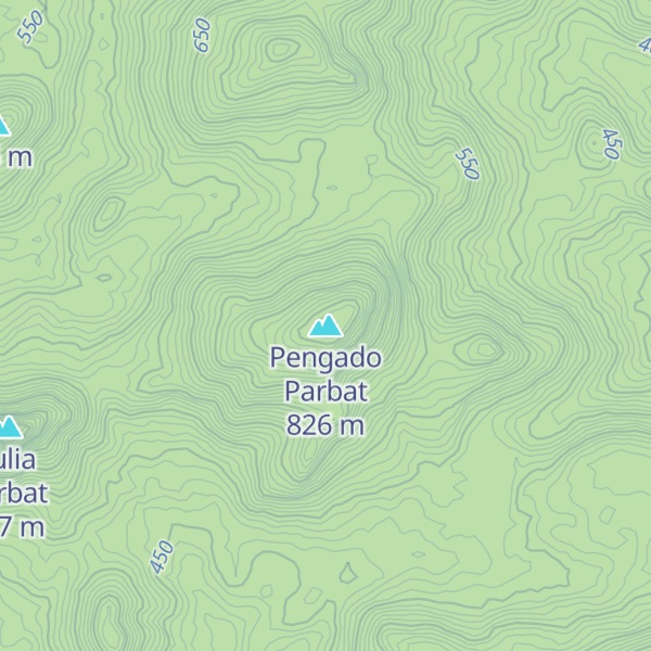 Map of Pengado Parbat