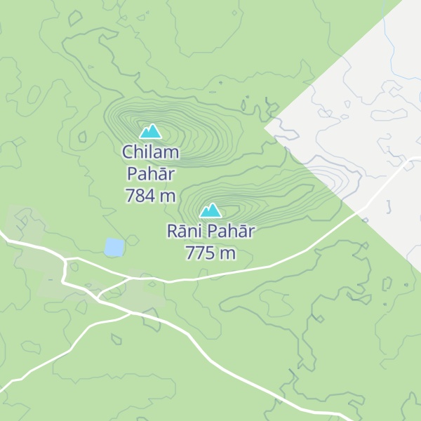 Map of Rāni Pahār