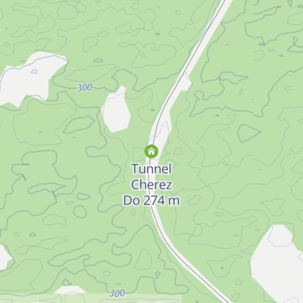 Map of Tunnel Cherez Do