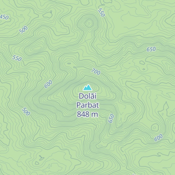 Map of Dolāi Parbat