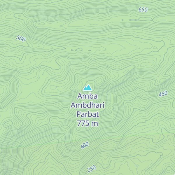 Map of Amba Ambdhari Parbat
