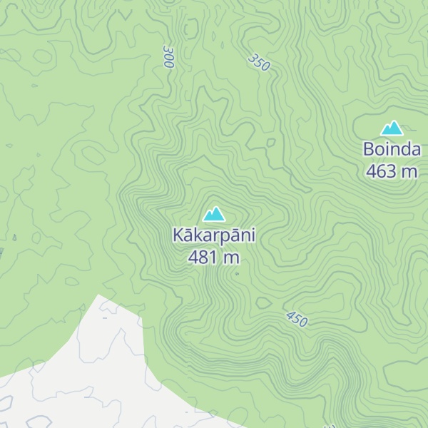 Map of Kākarpāni