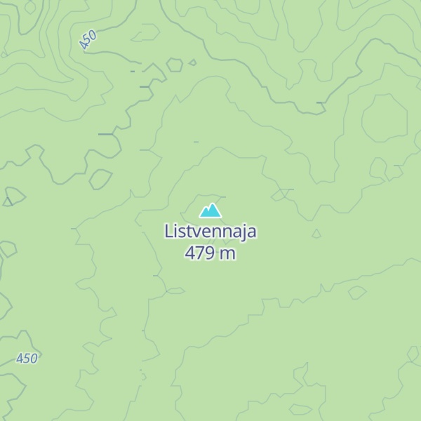 Map of Listvennaja