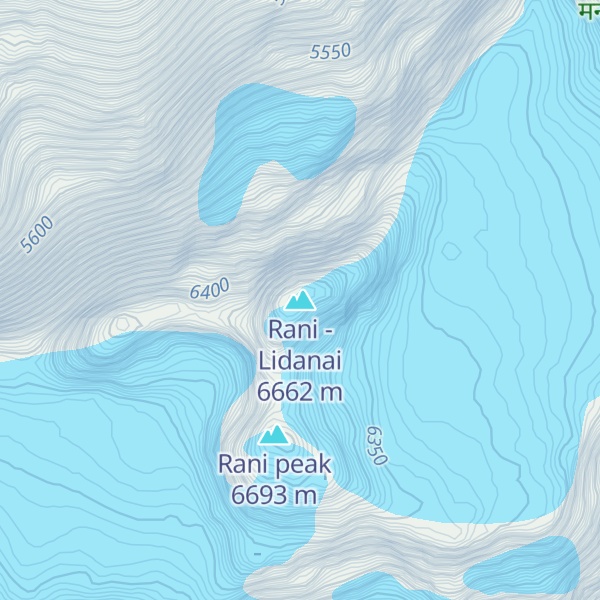 Map of Rani - Lidanai